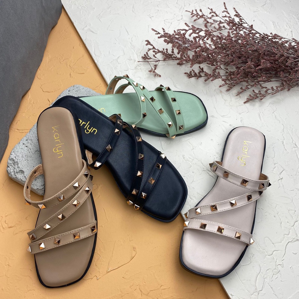 Karlyn Fanny Sandal Flat Wanita