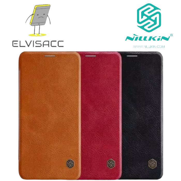 SAMSUNG GALAXY A6 PLUS NILLKIN QIN LEATHER CASE ORIGINAL