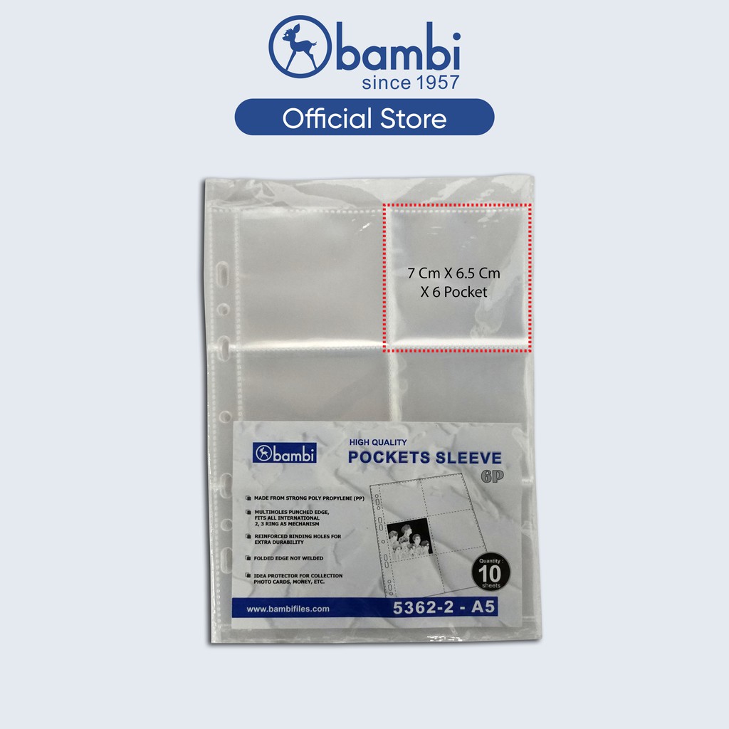 Pocket Sleeve A5 - 6P (5362)