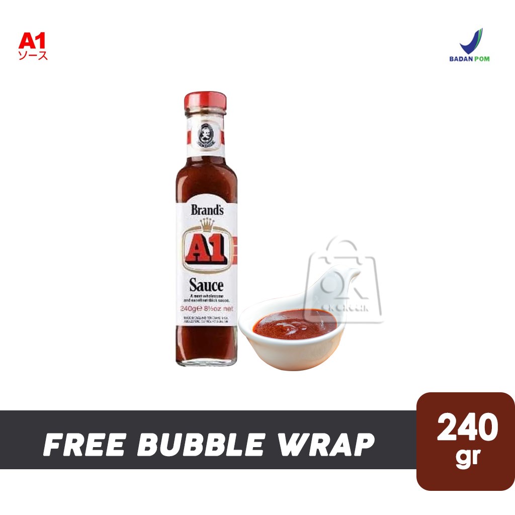 

Steak Sauce BRAND'S A1 / Saus Steak ( Botol Kaca 240gr )