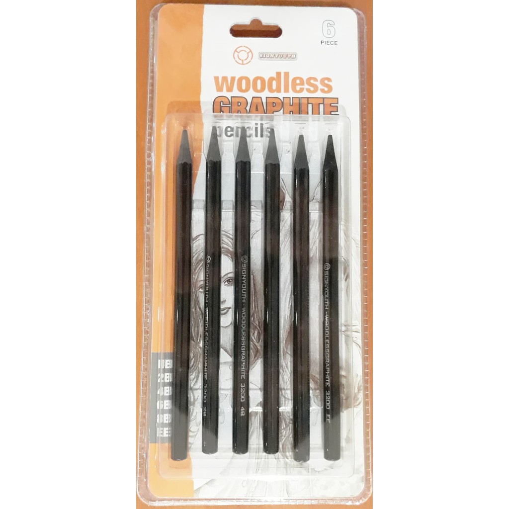 

PENCIL WOODLESS GRAPHITE TYPE VT-156, ISI 6 PCS