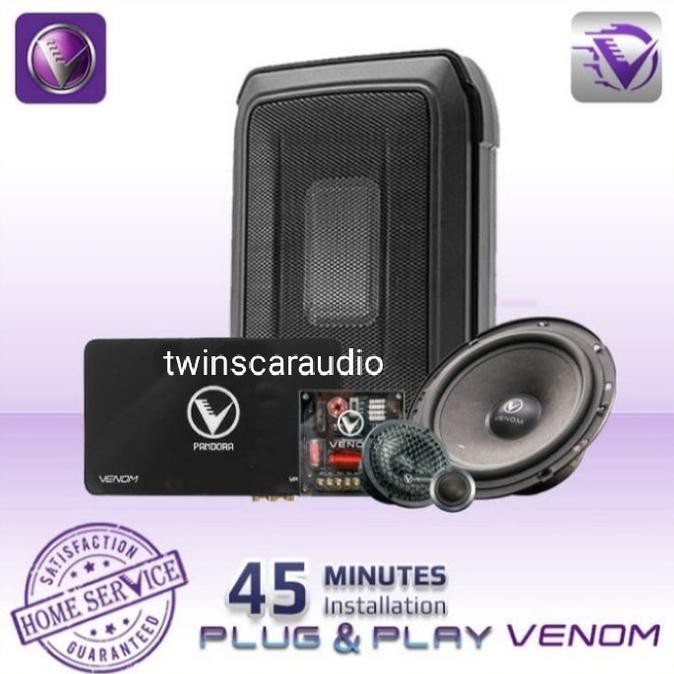 paket audio mobil venom 3way /paket audio venom express Pro 3way