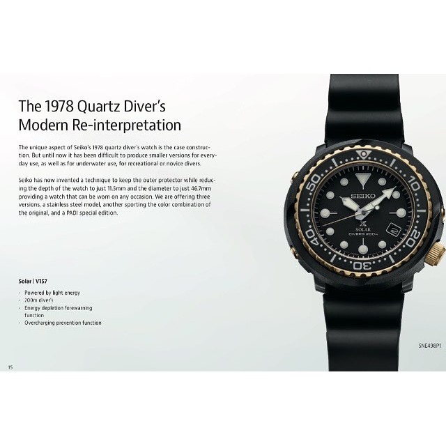 Seiko SNE498P1 Prospex Solar Divers Tuna 200M SNE498