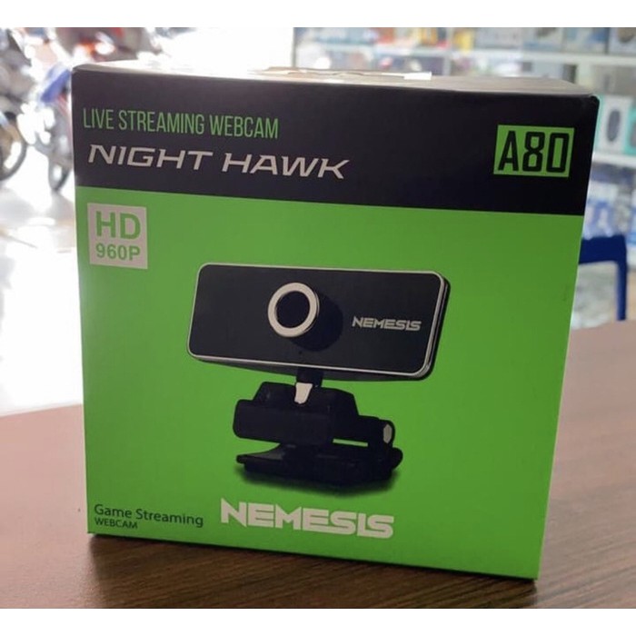 WebCam NYK Web Cam A80 960p Streaming Zoom built in Microphone Night Hawk Nemesis Gaming