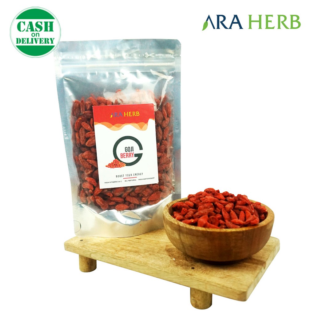 

Goji Berry 100gr GojiBerry Premium Quality Gojiberi Cina Kiche Kichi Kici Keici