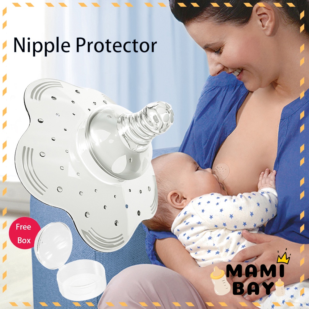 OKEYI Nipple shield/protektor untuk saat menyusui penutup puting payudara lembut