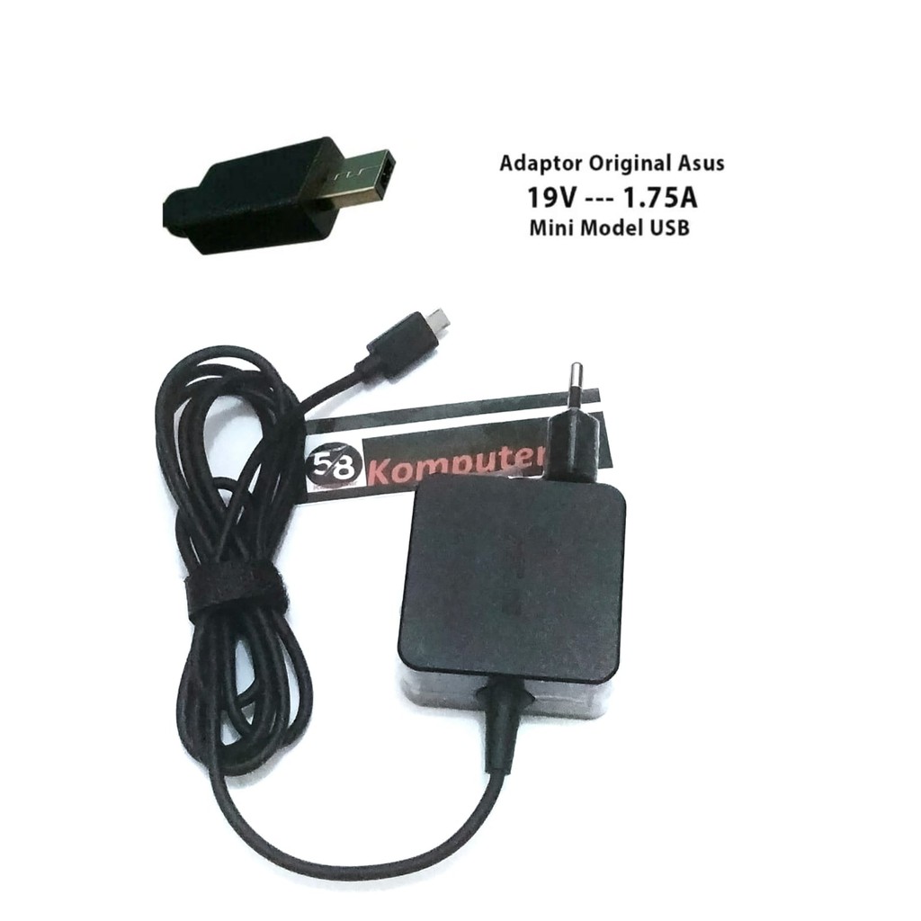 19V 1.75A 33W Micro-USB  Adapter Charger Laptop ASUS Eeebook X205 X205T X205TA