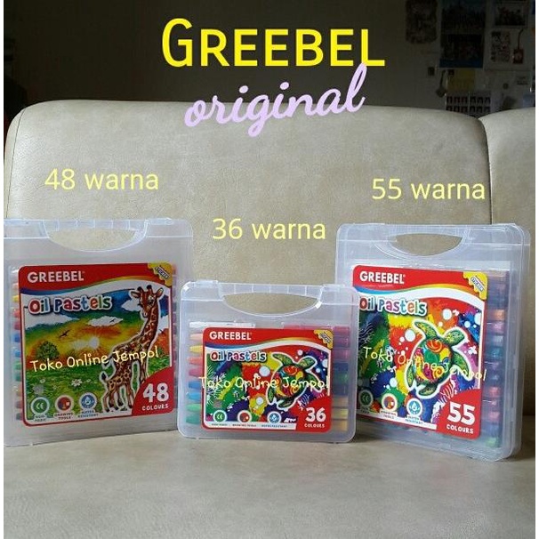 

ATK51 (isi 36 Transparant) Greebel Oil Pastel PP Crayon krayon grebel