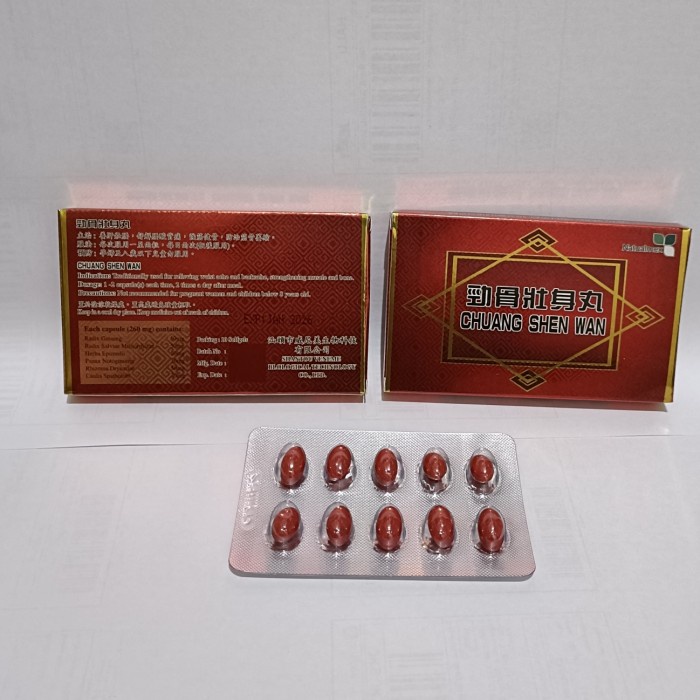 Chuang shen wan persis jin sui gu jiao wan isi 10 tablet obat artritis dan tulang