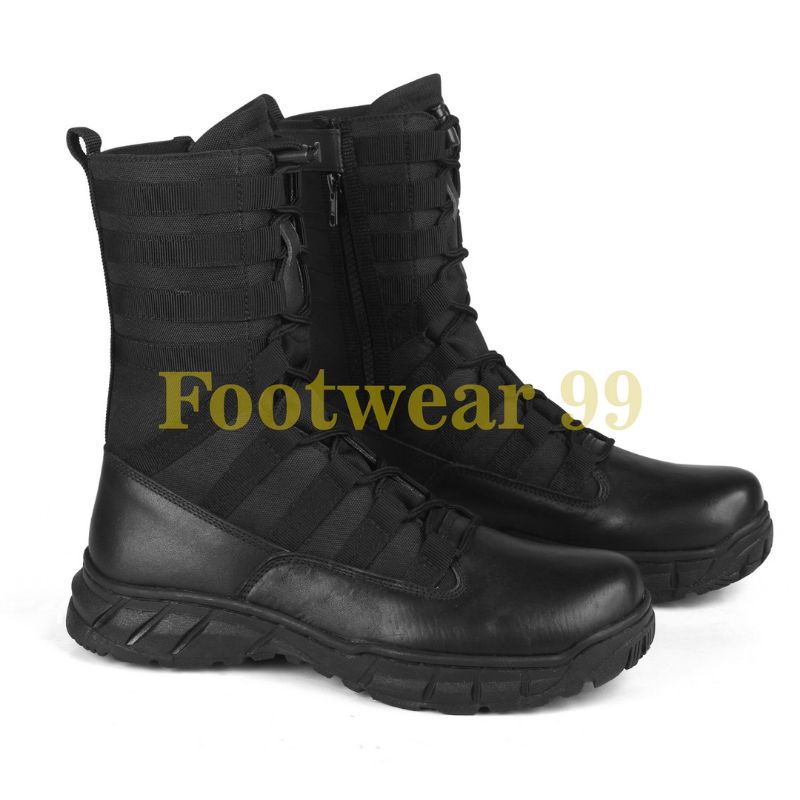 SEPATU PDL KULIT JERUK Boots Safety Linmas Security Satpam Size 38-48