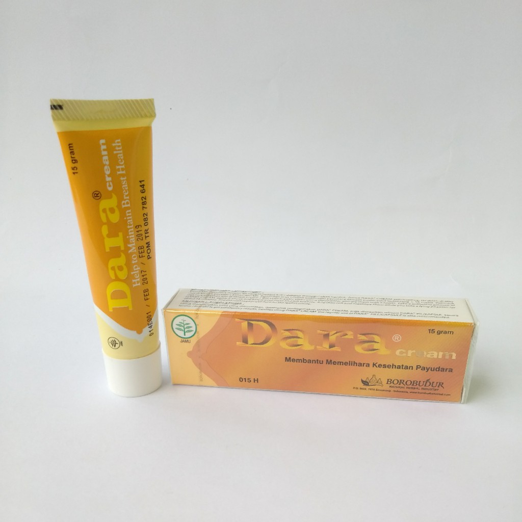 Dara Cream Bulus Oil Payudara Kencang dan Sehat Jamu Borobudur BPOM 15gr