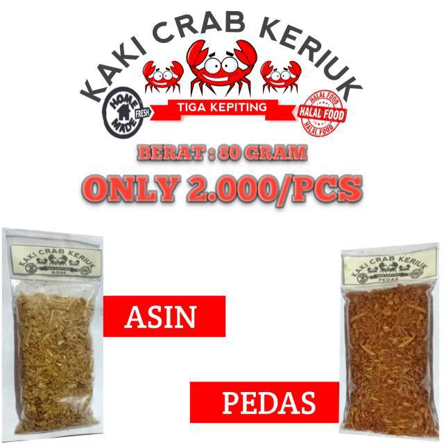 

Kaki Baby Crab Keriuk ( 80gram )