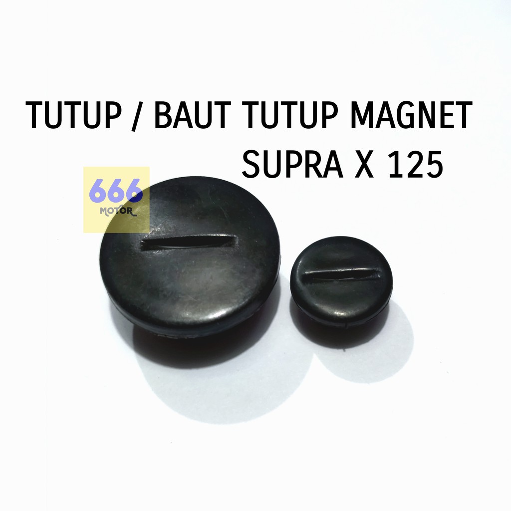 TUTUP / BAUT TUTUP MAGNET SUPRA-X 125 HITAM