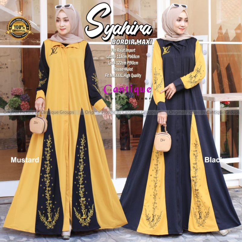 Syahira Bordir Maxi Original Product by Cantique