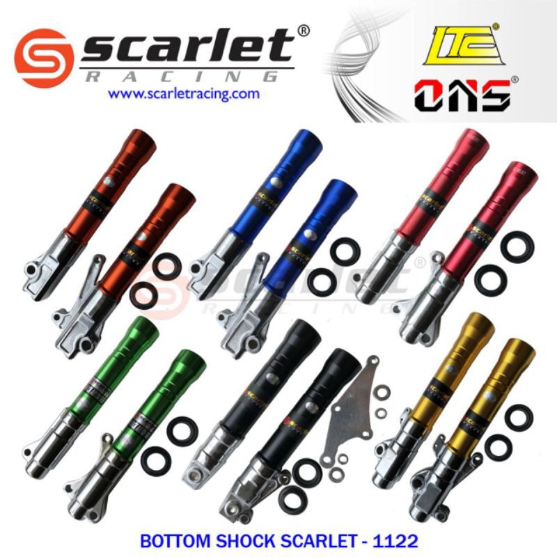 SHOCK BOTTOM TABUNG CNC SCARLET / SHOCK TABUNG SUPRA X 125 / SHOCK BOTTOM SUPRA X / SHOCK SCARLET