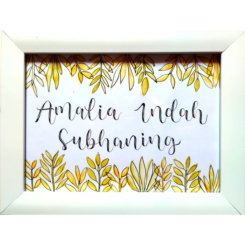 

handlettering nama unik murah