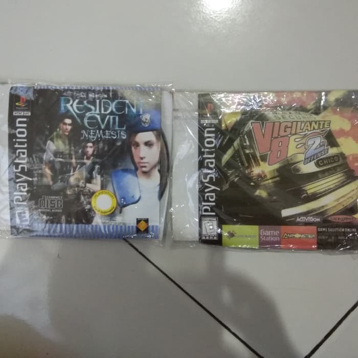 CD PS1 Kaset Playstation 1 Resident Evil Vigilante