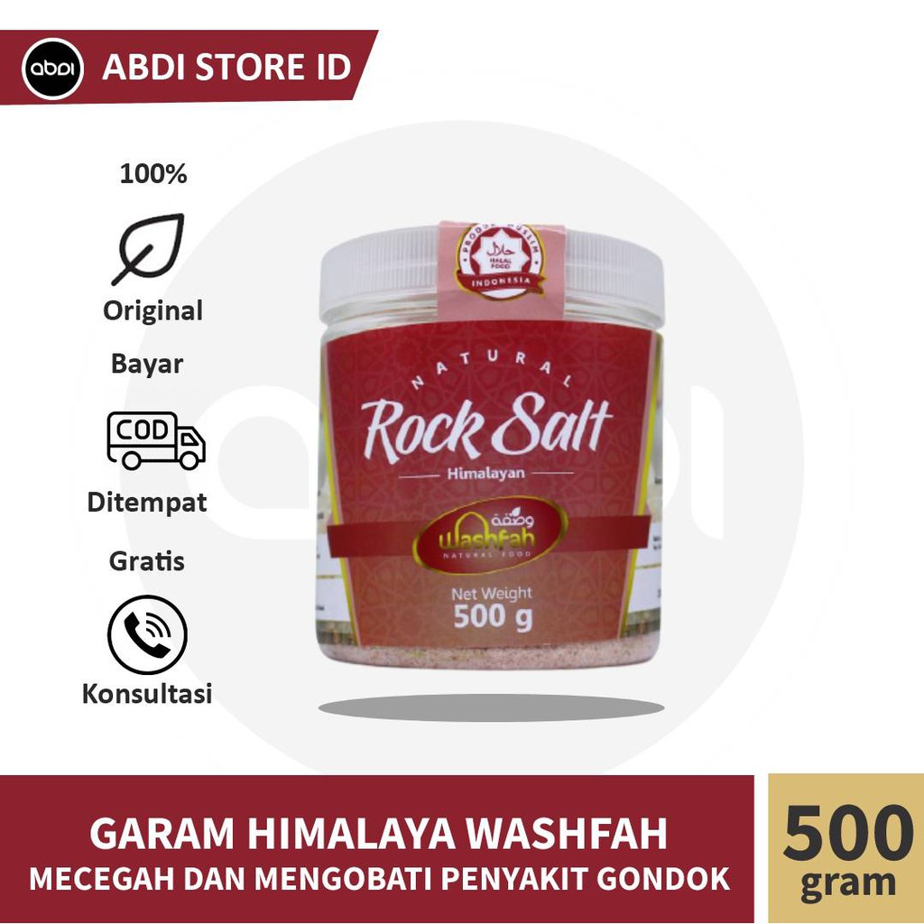 

Garam Himalaya Washfah 500gr Rock Salt Pink Membantu Proses Diet