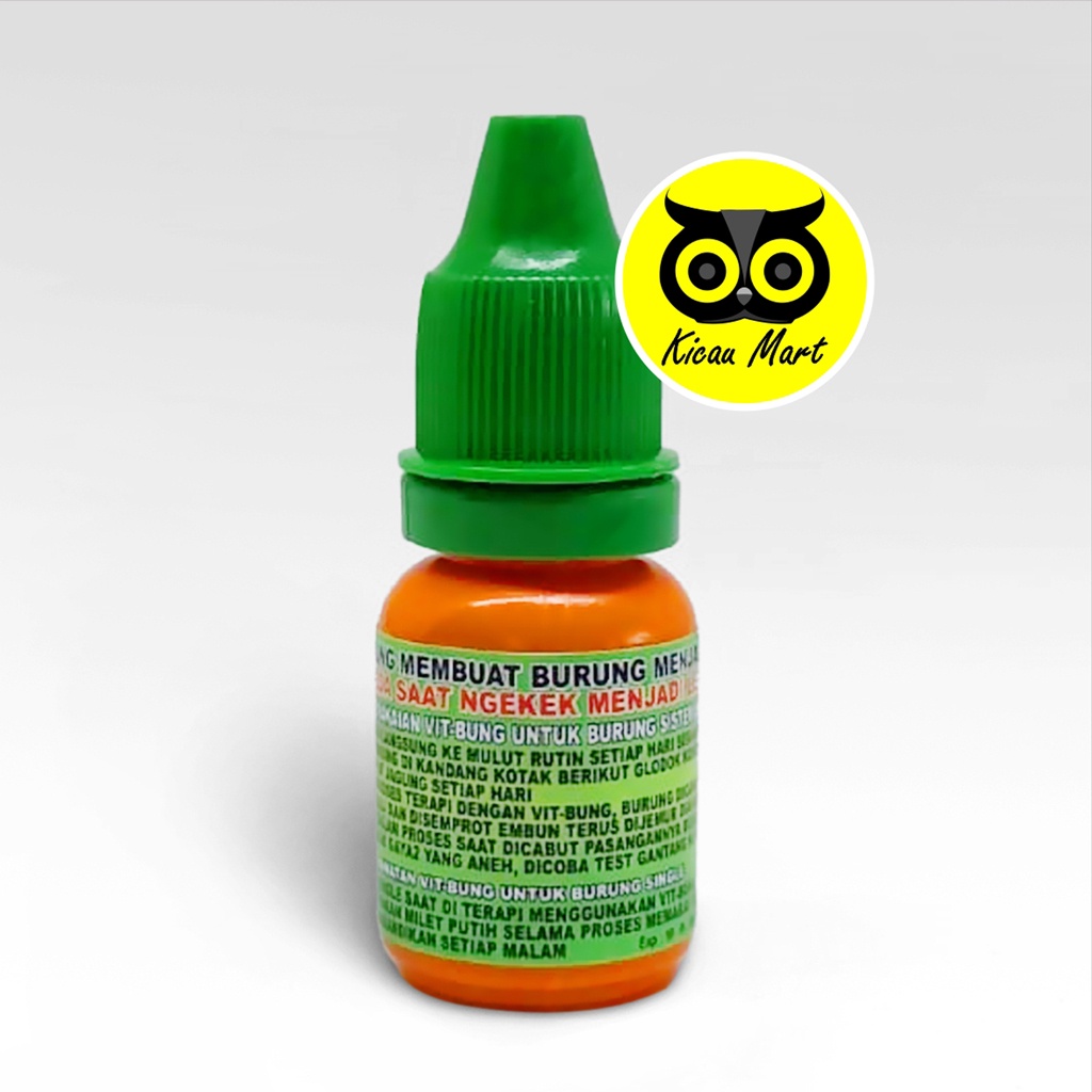 OBAT BURUNG LOVEBIRD VIT-BUNG VITBUNG VITAMIN ORANGE PENAMBAH BIRAHI POWER NGEKEK KONSLET VITBUNG