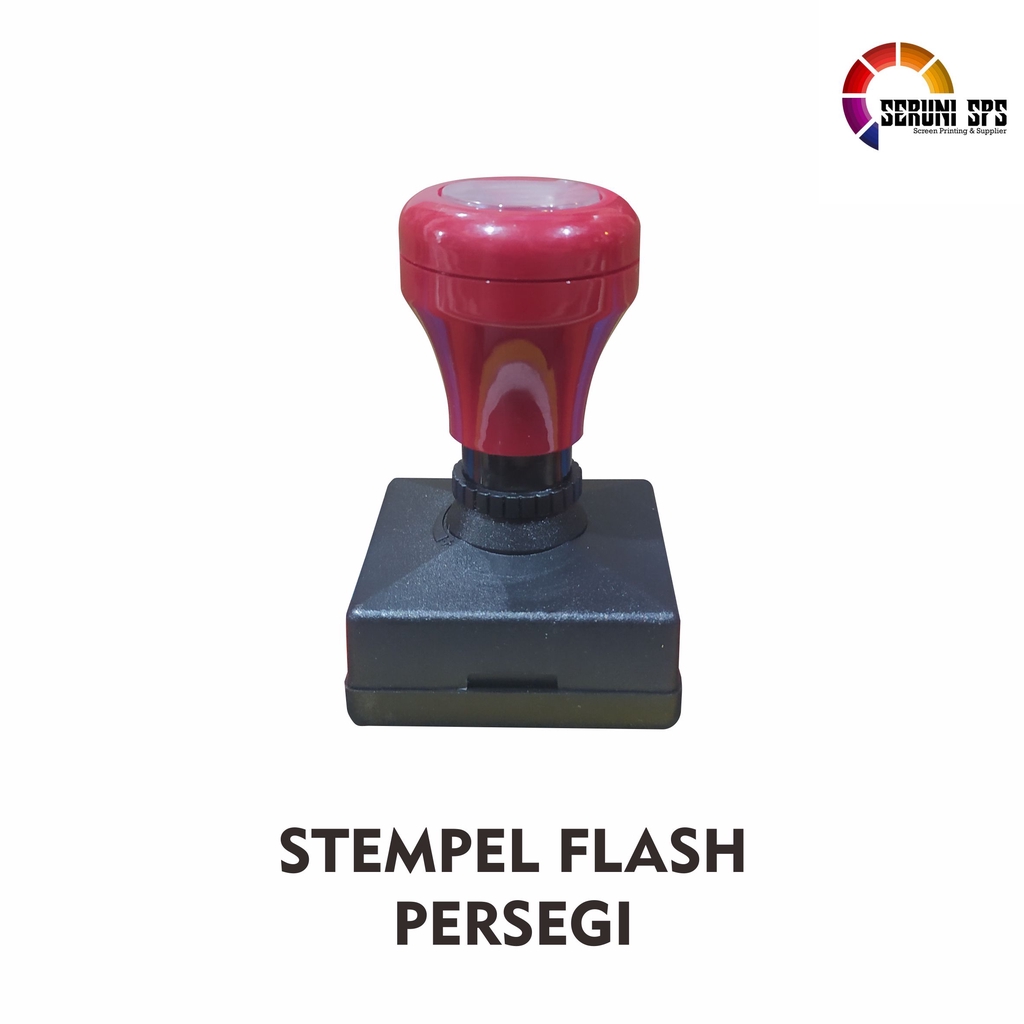 

CUSTOM STEMPEL FLASH / FLASH STAMP PERSEGI