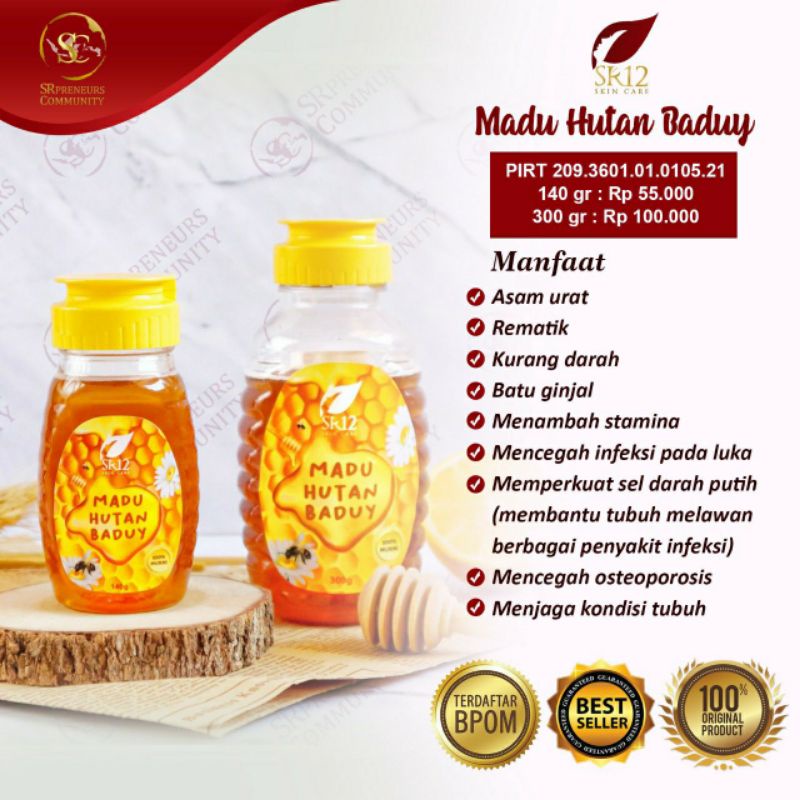 

MADU HUTAN BADUY SR12 ASLI 100% PENAMBAH STAMINA