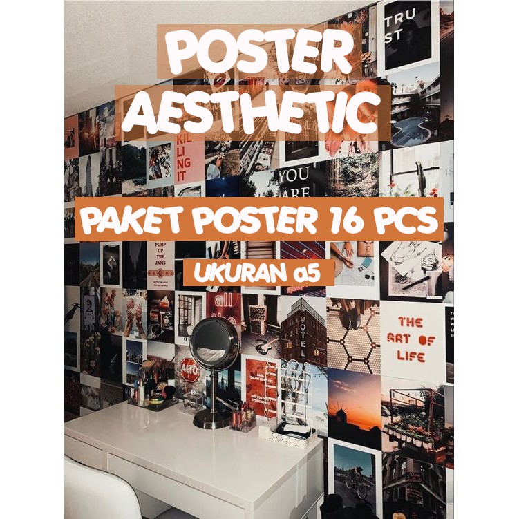 

Art.co Aesthetic Poster Color (ukuran A5) isi 16 pcs