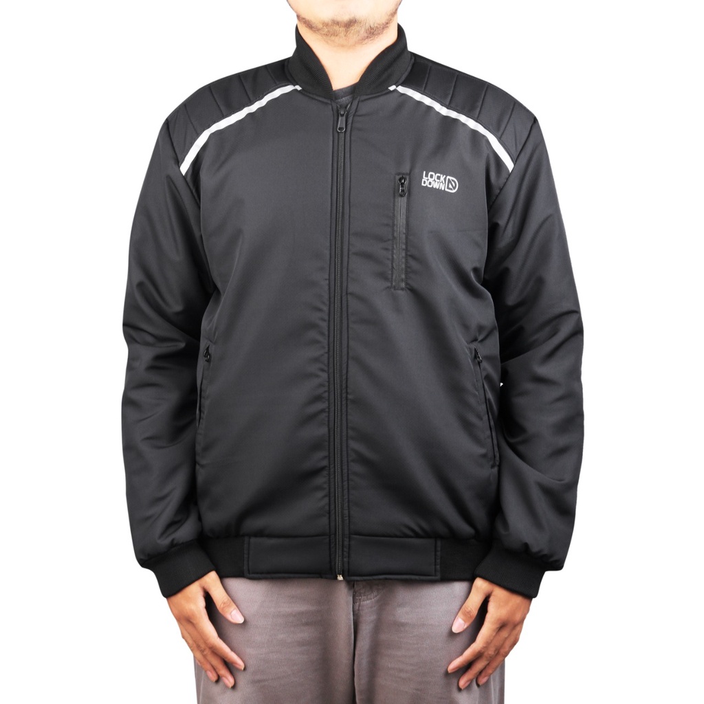 Jaket Motor Pria Bolak Balik Bahan Tebel Dan Nyaman Dipakai Riding Cocok Disegala Cuaca Jaket Pria B