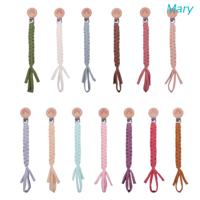 Mary Klip Tali Anyaman Holder Dot Empeng / Teether Bayi Praktis