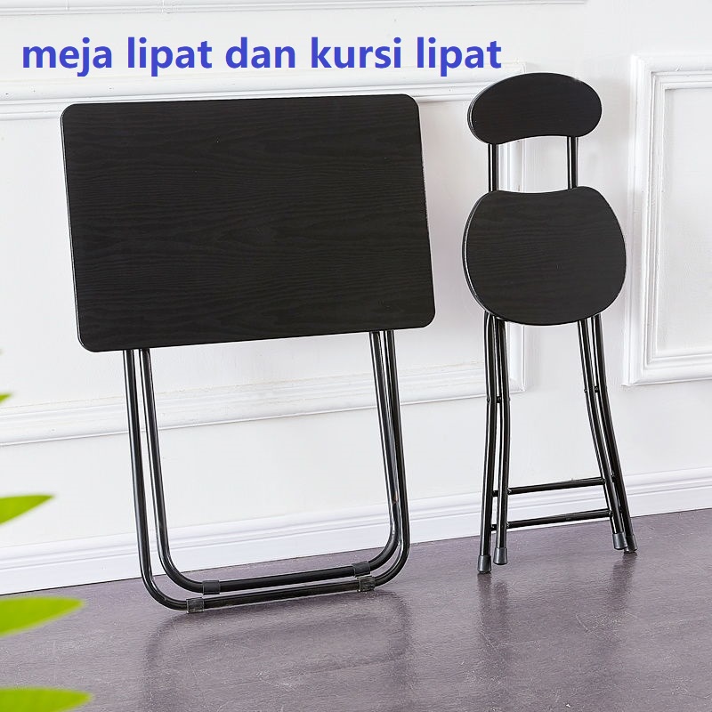 Meja lipat/Kursi meja lipat/Meja belajar lipat/meja portable