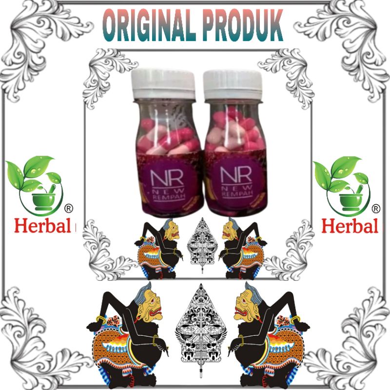 Pelangsing NR New Rempah Original 1000%isi 30 Kapsul/Kapsul Diet/pelangsing herbal/peluntur lemak