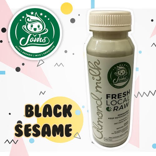 

PREMIUM ORGANIC RAW ALMOND MILK / SUSU ALMOND BLACK SESAME