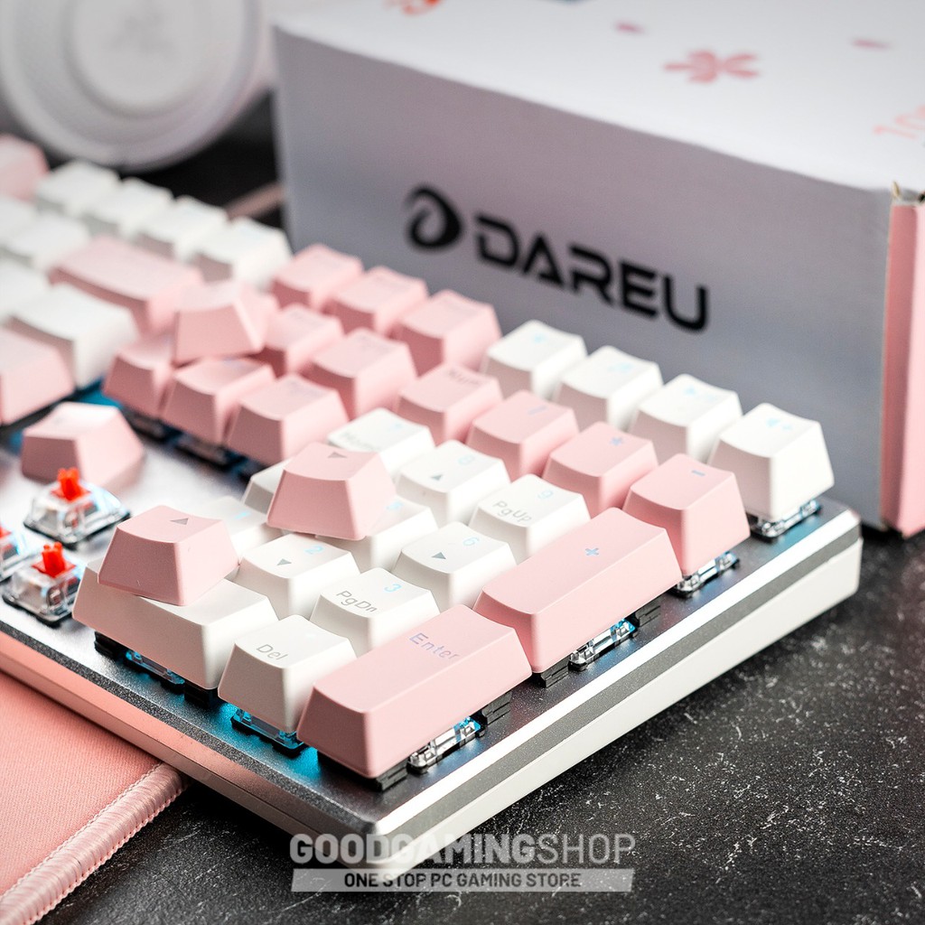 Dareu EK810 White Pink - Gaming Keyboard