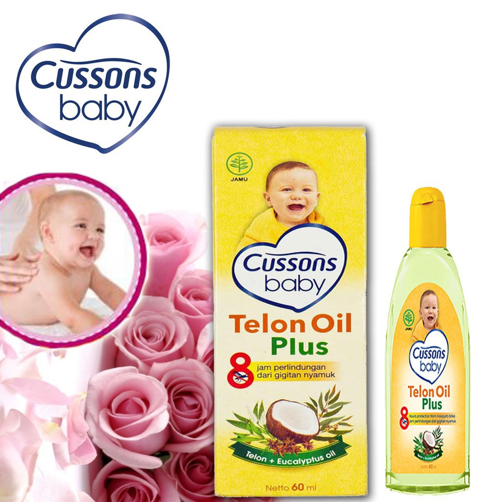 Cussons Baby Telon Oil Plus Eucalyptus - 60ml