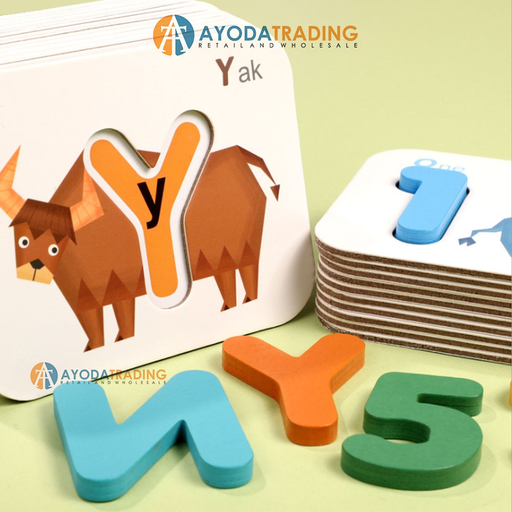 Alphabet and Number Pairing Card Montessori