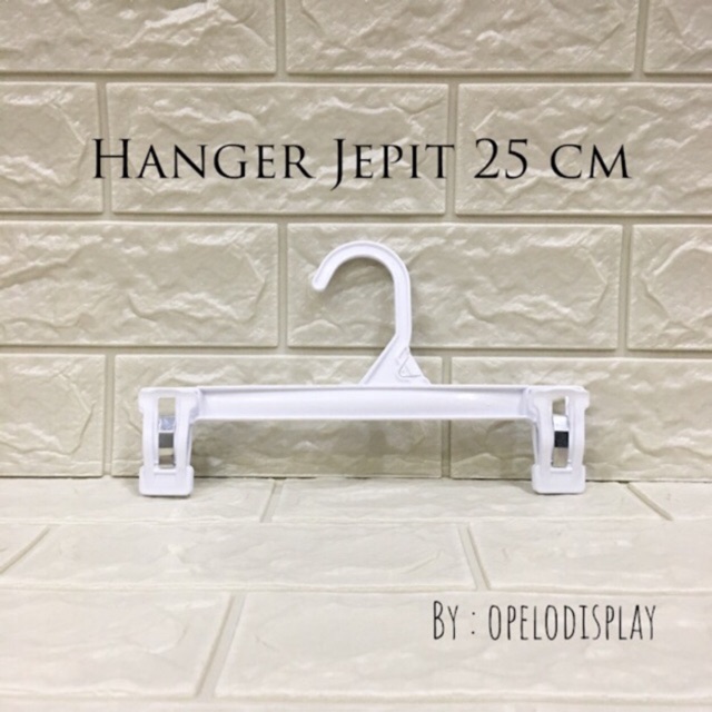 ( 10 PCS ) HANGER JEPIT CELANA  ANAK 25 CM / JEPIT KERUDUNG 25 CM
