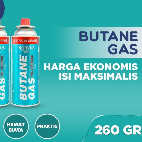 ✤ NORVUS - Butane Gas Bundling 2x 260g ❃