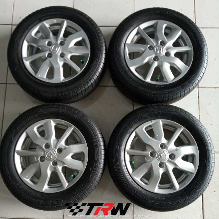 velg mobil seken original Honda new Brio Satya Ring 14 ban Achilles