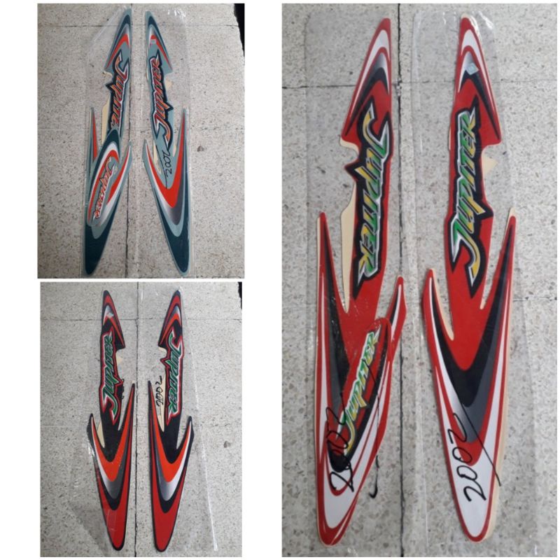striping motor sticker yamaha jupiter lama karbu 2001 2002