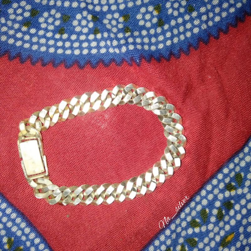 GELANG  SISIK NAGA (PERAK MURNI)