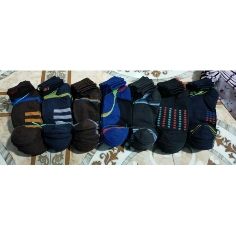 Kaos Kaki Sport Pendek Cowok Mata Kaki, Olahraga, Jogging, Running, Mensock/Pria/Laki2 Murah