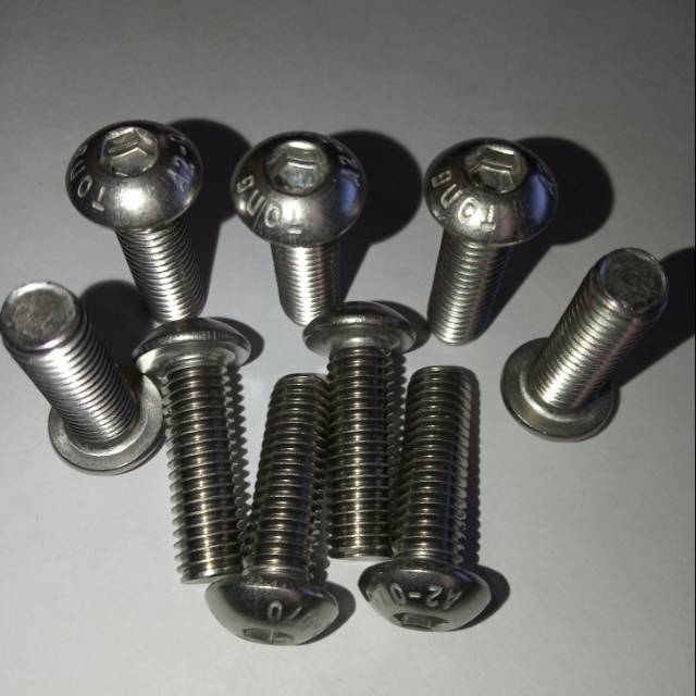 Button L M8 X 25 (2,5cm) stainless 304