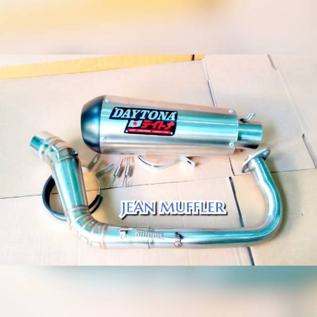 knalpot Daytona Nmax Aerox Lexi Pcx.knalpot daytona matic fullsystem