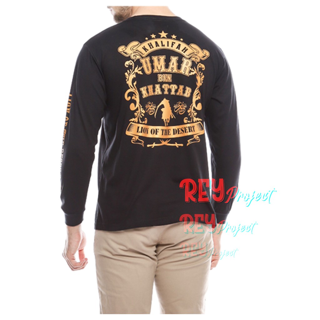 Kaos Umar Bin Khattab kaos islami islam muslim Tangan Pendek dan Tangan Panjang Dakwah-3