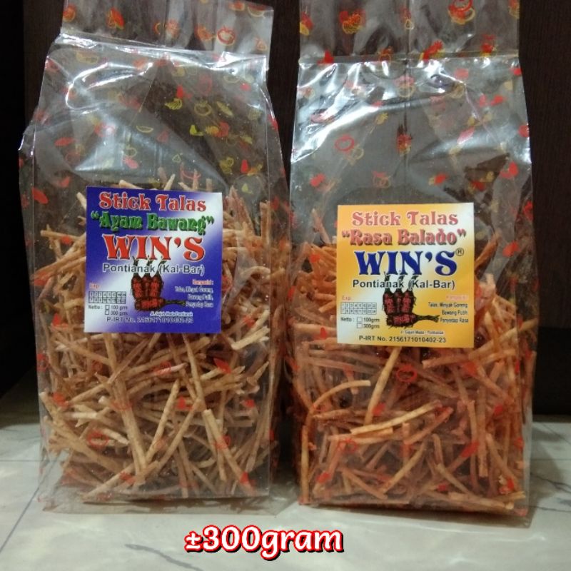 

Stik Talas WIN'S Khas Pontianak / Keripik Keladi / Snack Talas / Talas Mie Wins / Keripik Talas / Oleh oleh Khas Pontianak