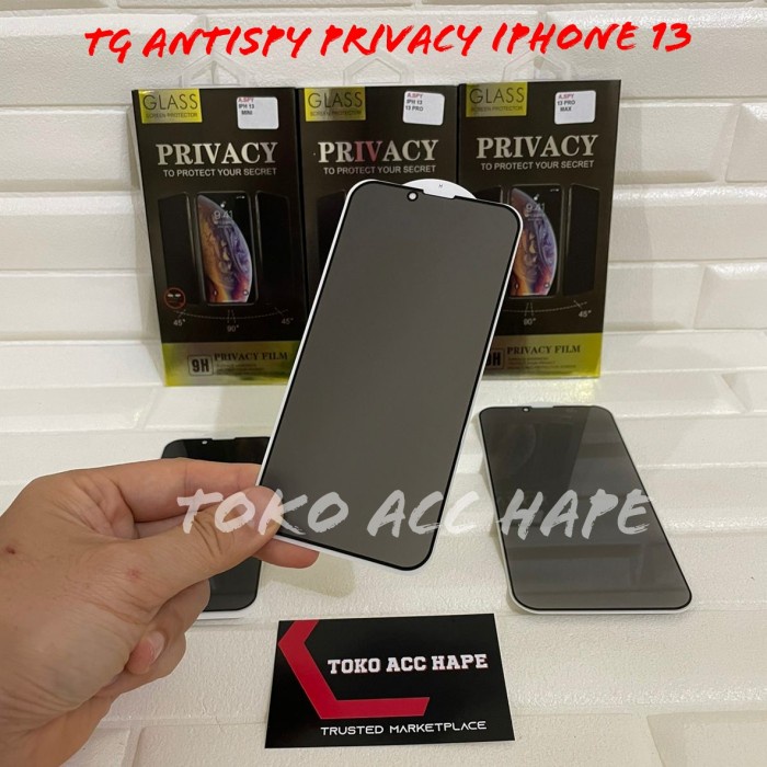 TEMPERED GLASS IPHONE 13 MINI/PRO/PRO MAX ANTI SPY PRIVACY PREMIUM