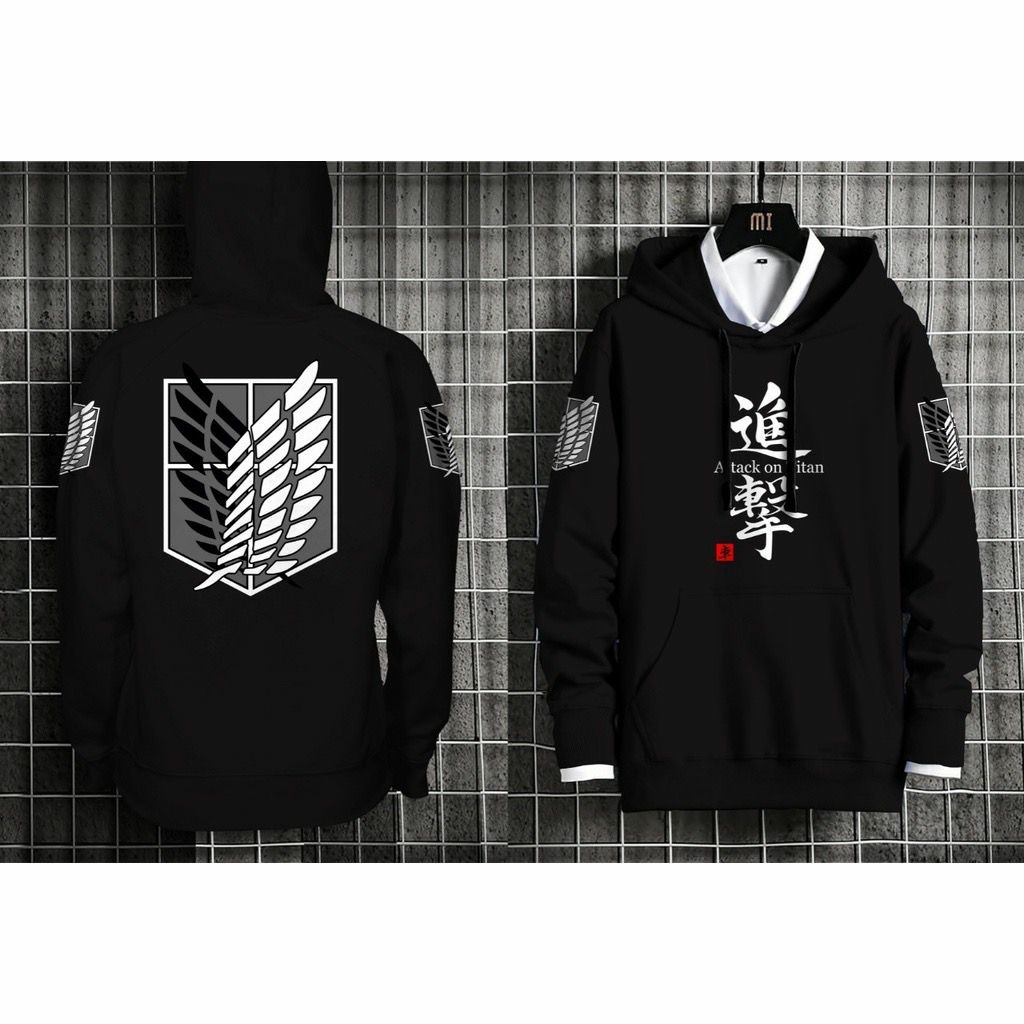 AMOSJKT28.ATASAN LENGAN PANJANG/SWEATER/JAKET/HOODIE ATTACK ON TITAN