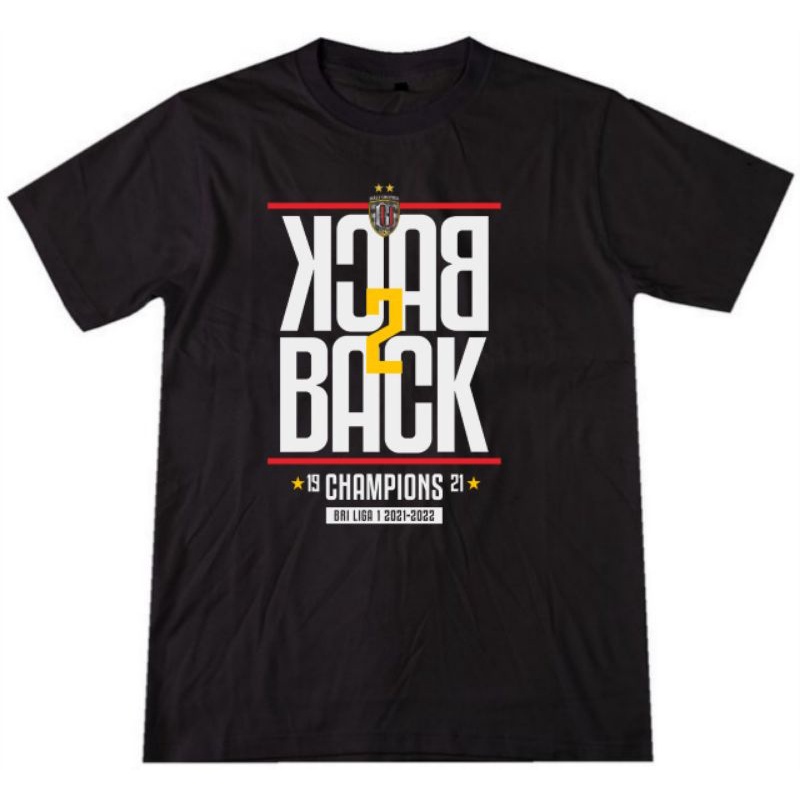 KAOS BALI UNITED CHAMPIONS BACK 2 BACK 2022/KAOS BOLA SANTAI NOBAR