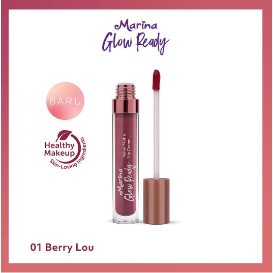Marina Glow Ready Velvet Matte Lip Cream