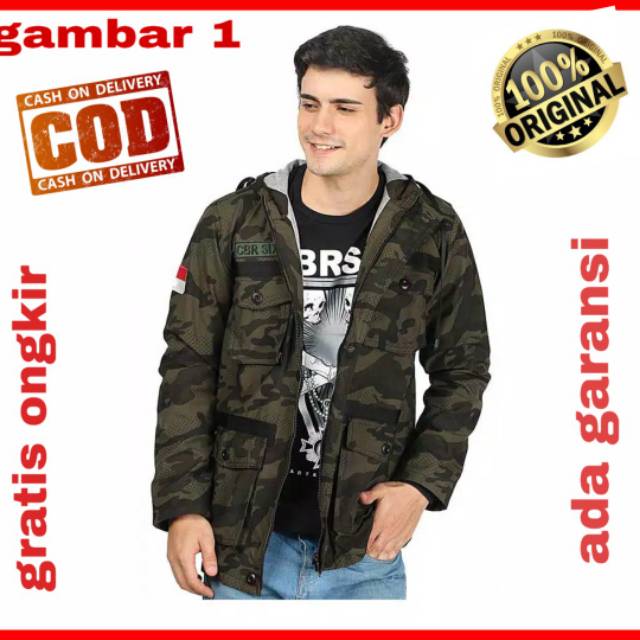 Jaket army loreng tentara tactikal TNI PARKA original distro