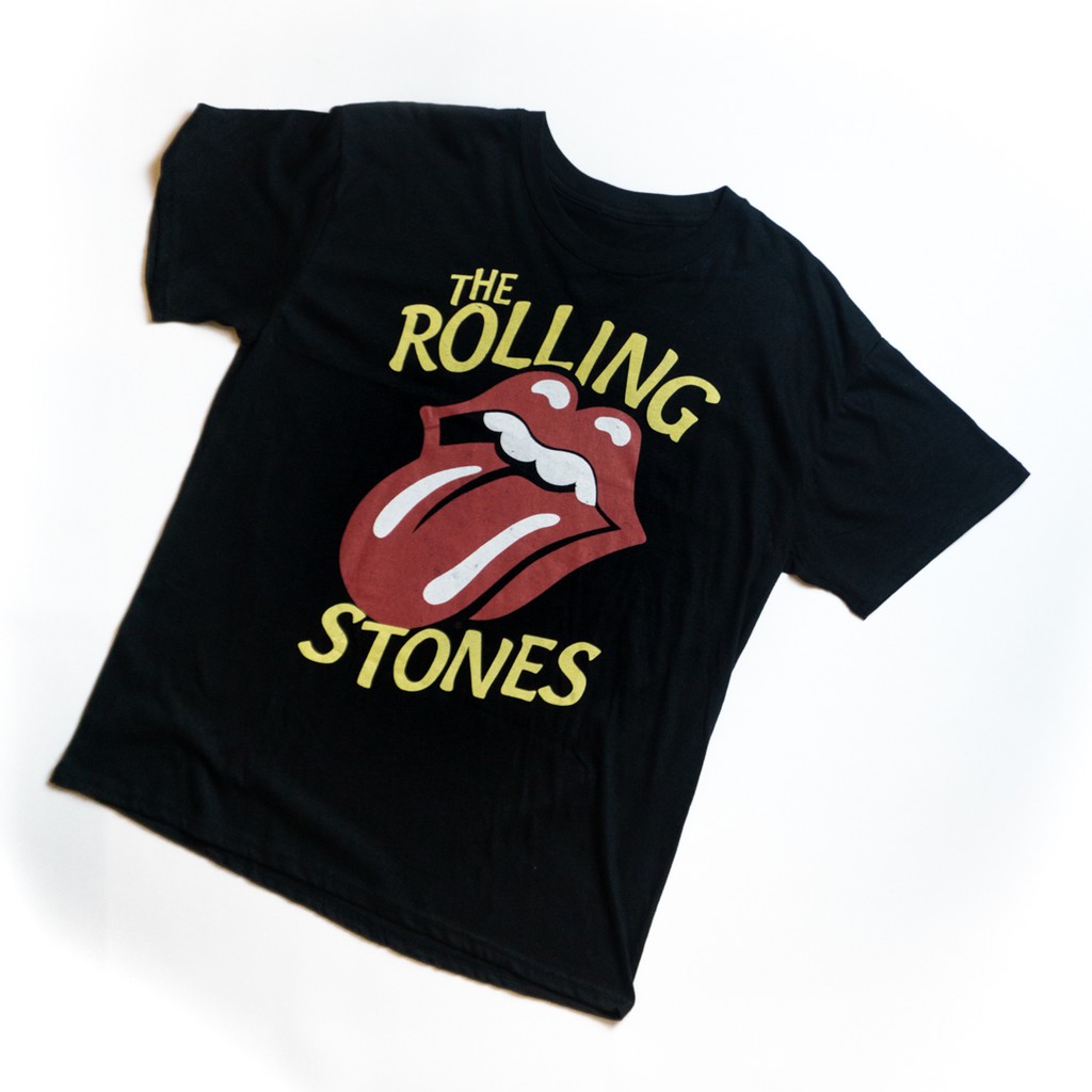 [ORI] ROLLING STONES - TYPEFACE TSHIRT Kaos Pria